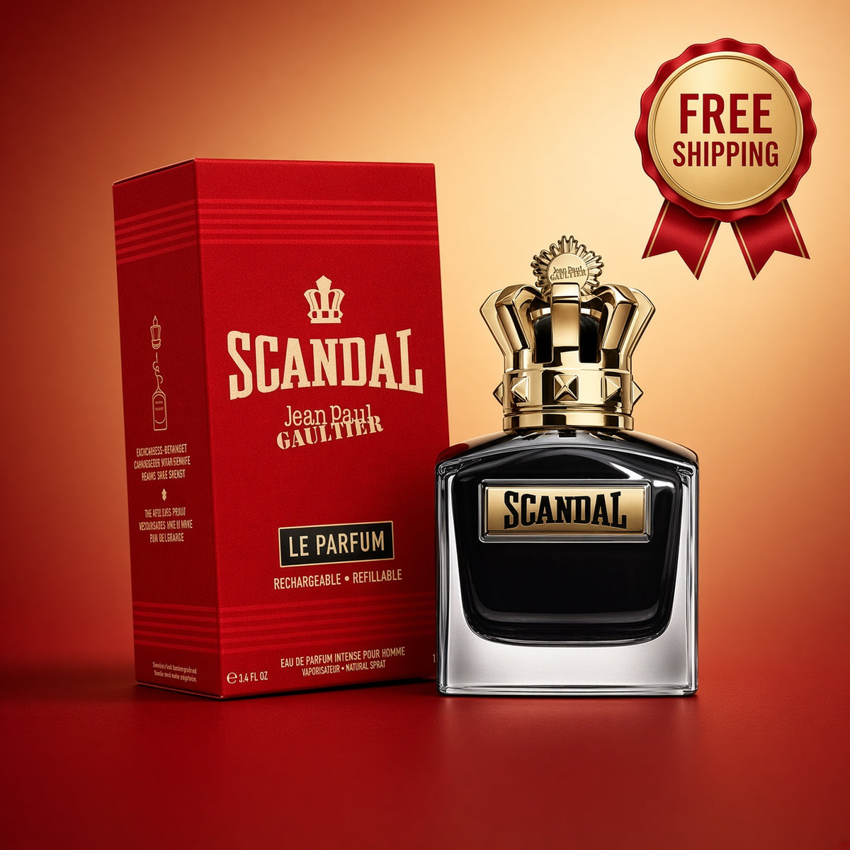 Jean Paul Gaultier Scandal Pour Homme Le Parfum – 3.4 oz / 100ml
