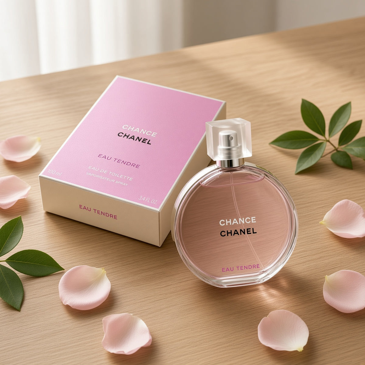 CHANEL Chance Eau Tendre EDT for Women 3.4 oz / 100 ml NIB
