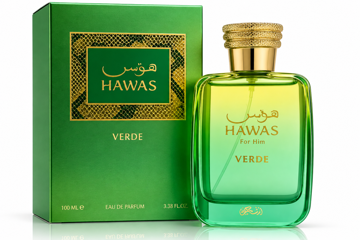 Rasasi Hawas Verde for Him EDP 100ml / 3.38 fl oz Men's Fragrance