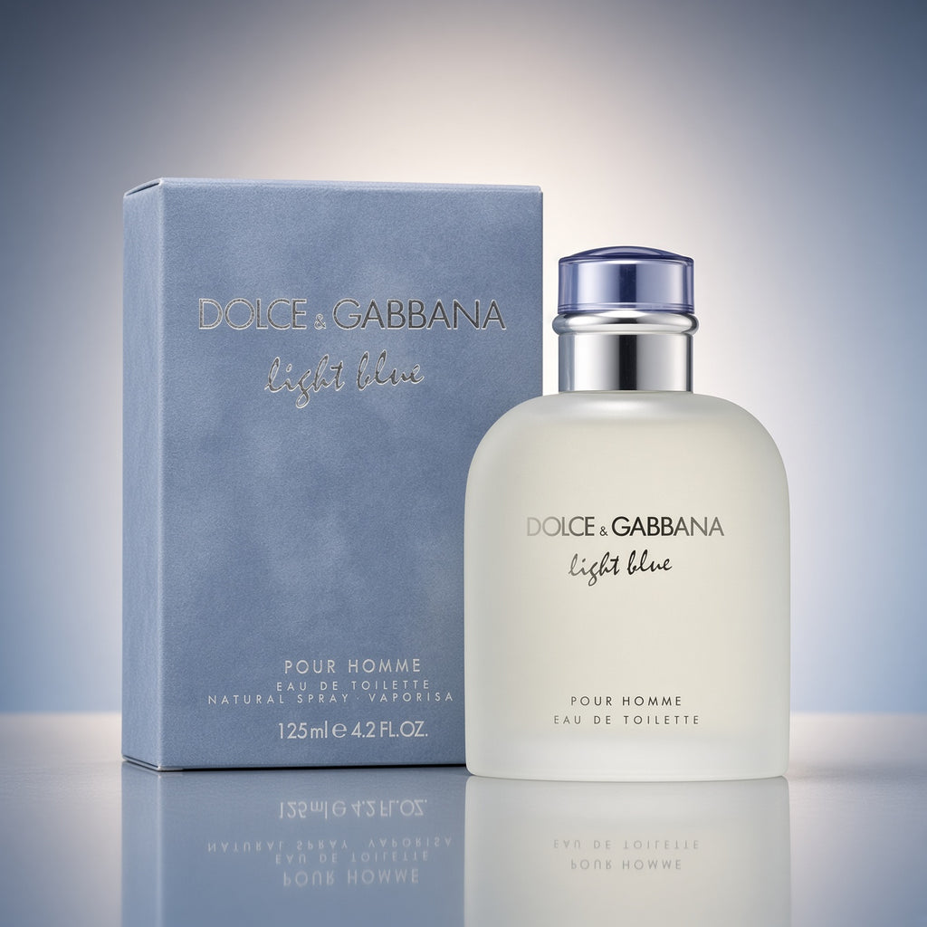 Dolce & Gabbana Light Blue Pour Homme EDT 4.2 oz / 125ml New Sealed
