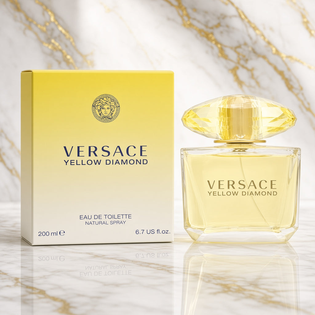 Versace Yellow Diamond EDT for Women 6.7 oz / 200 ml NIB