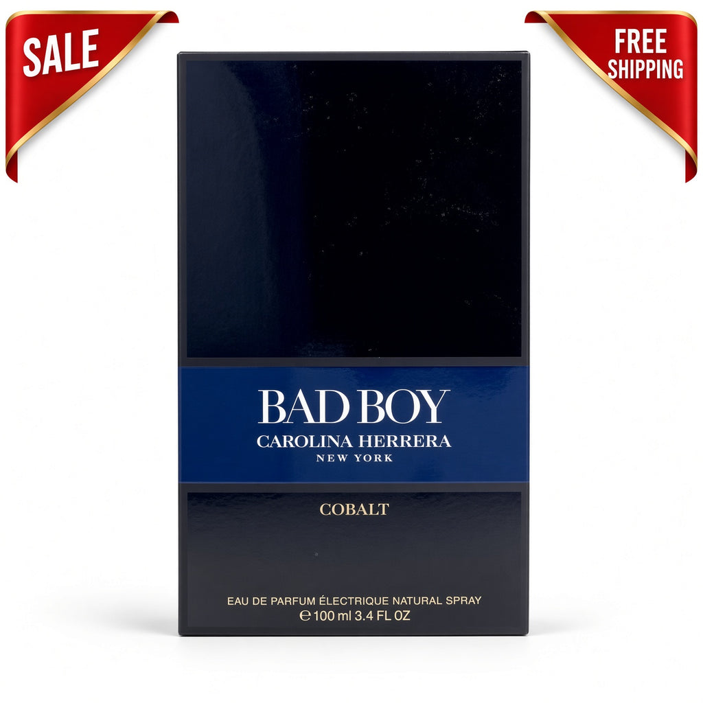 Carolina Herrera Bad Boy Cobalt EDP for Men 3.4 oz New in Box