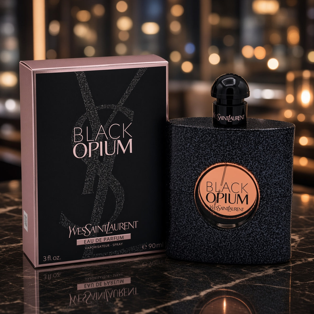 Yves Saint Laurent Black Opium EDP for Women – 3.0 oz / 90 ml
