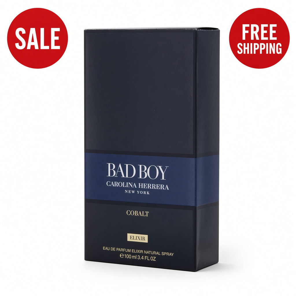Carolina Herrera Bad Boy Cobalt Elixir EDP Men 3.4 oz / 100ml