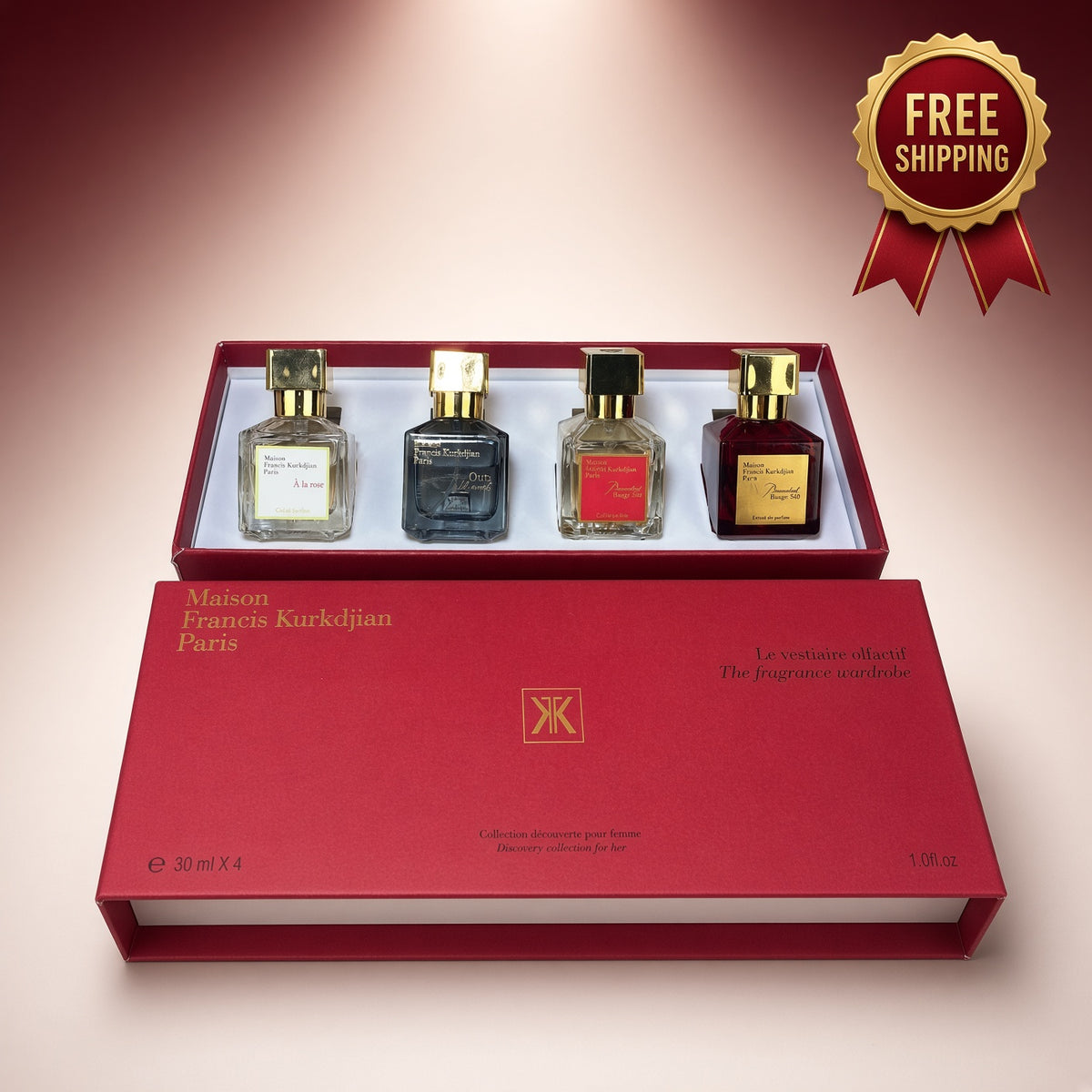 Maison Francis Kurkdjian MFK 4-Piece Eau de Parfum Gift Set – 4 x 30ml