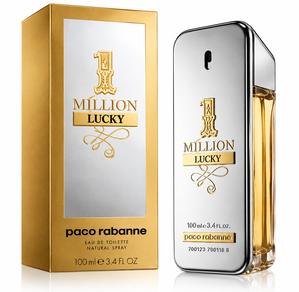 Paco Rabanne 1 Million Lucky Eau de Toilette 100ml / 3.4 oz for Men – Genuine Sealed
