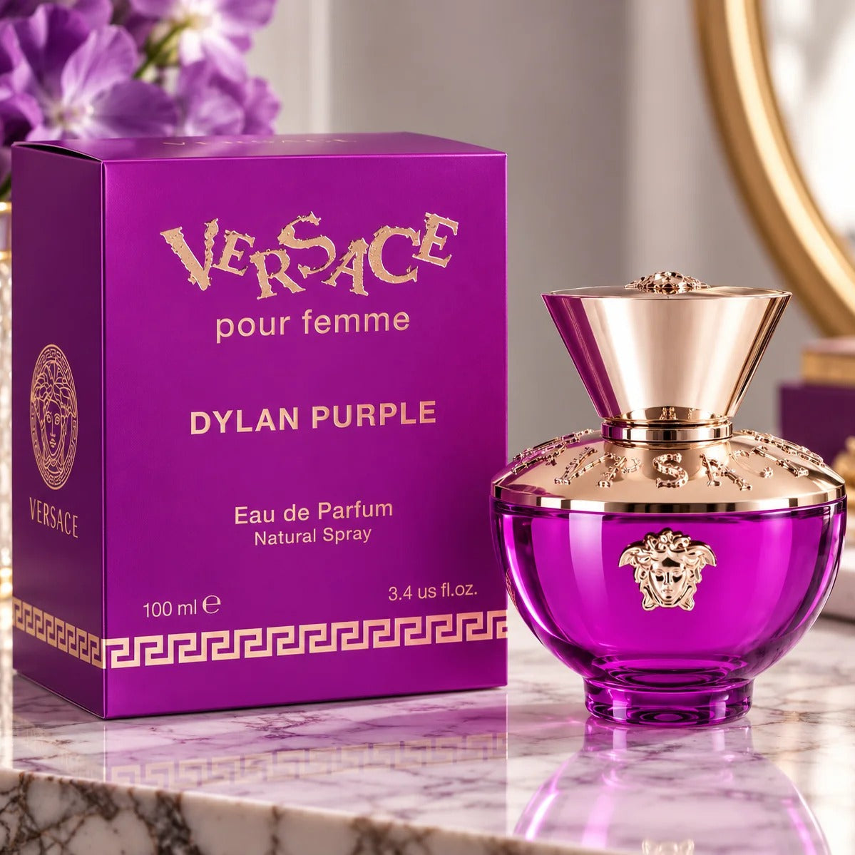 Versace Pour Femme Dylan Blue Eau de Parfum 3.4 oz Spray for Women
