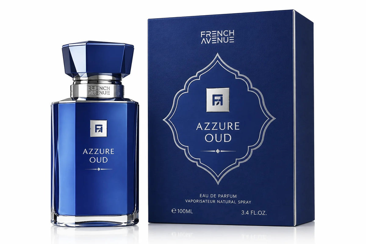 FRENCH AVENUE AZZURE OUD BY FRAGRANCE WORLD EDP 100ML / 3.4 OZ
