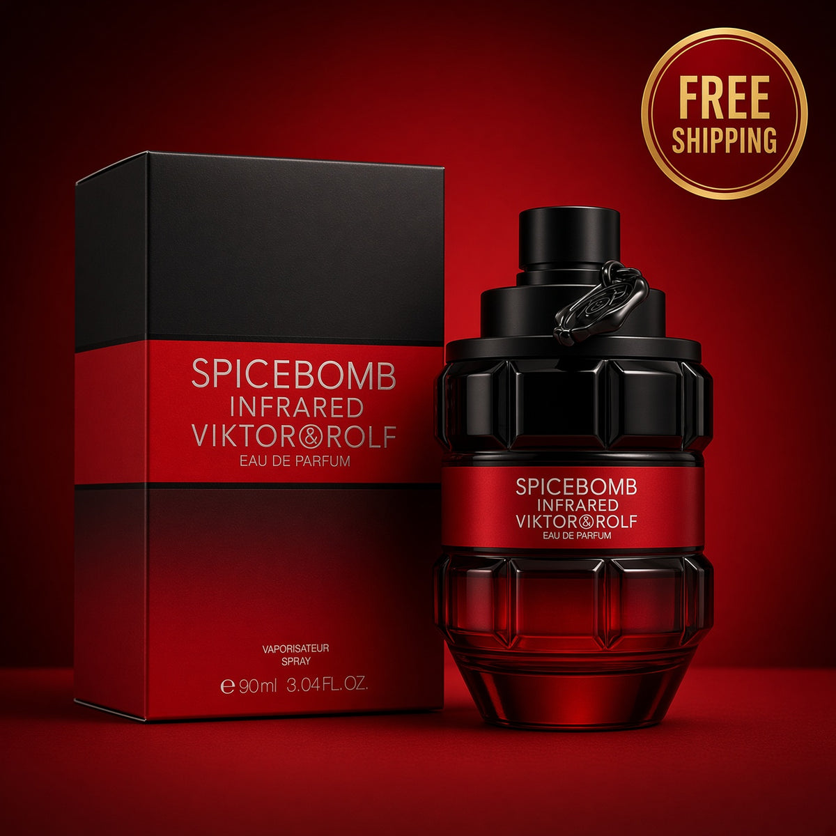 Viktor & Rolf Spicebomb Infrared for Men 3.04 oz EDP  Spray