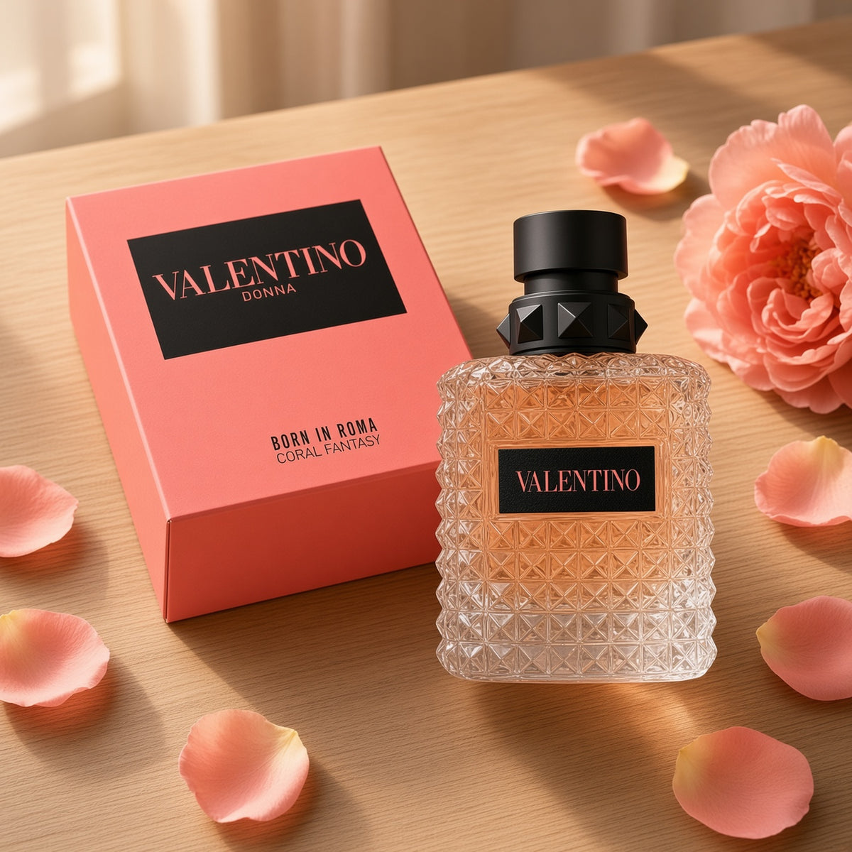 Valentino Donna Born in Roma Coral Fantasy EDP for Women 3.4 oz ml NIB