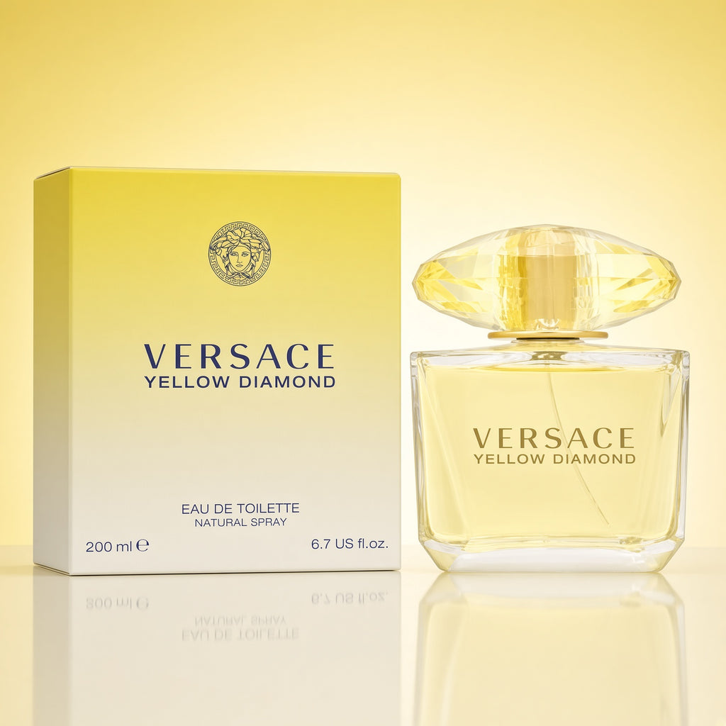 Versace Yellow Diamond EDT for Women 6.7 oz / 200 ml NIB