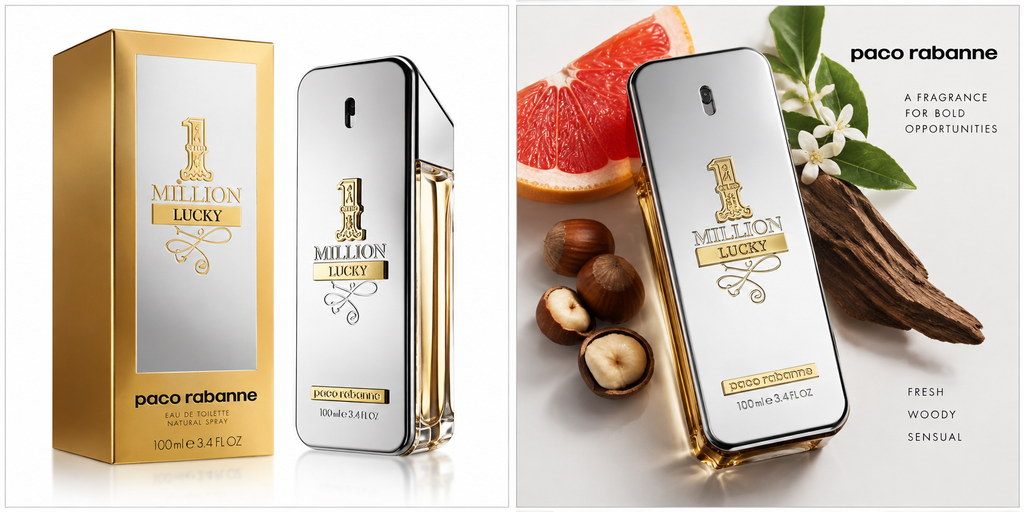 Paco Rabanne 1 Million Lucky Eau de Toilette 100ml / 3.4 oz for Men – Genuine Sealed