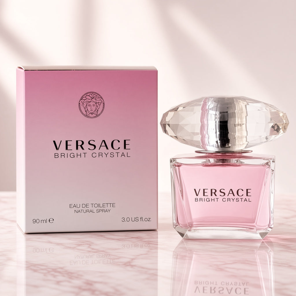Versace Bright Crystal EDT for Women 3.0 oz / 90 ml USA NIB