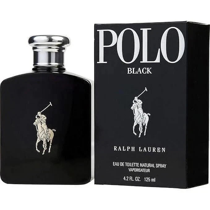 Polo Black by Ralph Lauren Eau de Toilette Spray for Men 4.2oz NIB