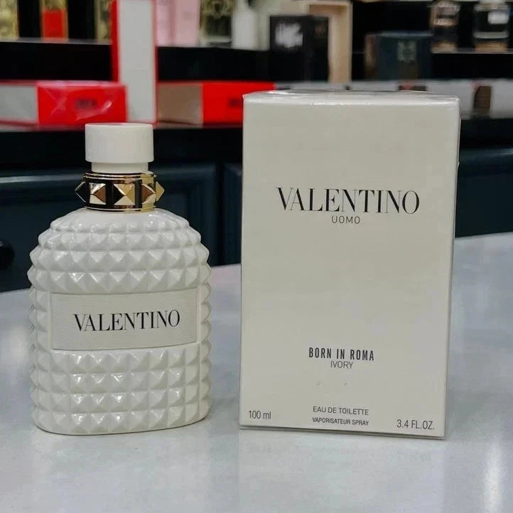 Valentino Uomo Born In Roma Ivory EDT 3.4 oz / 100ml