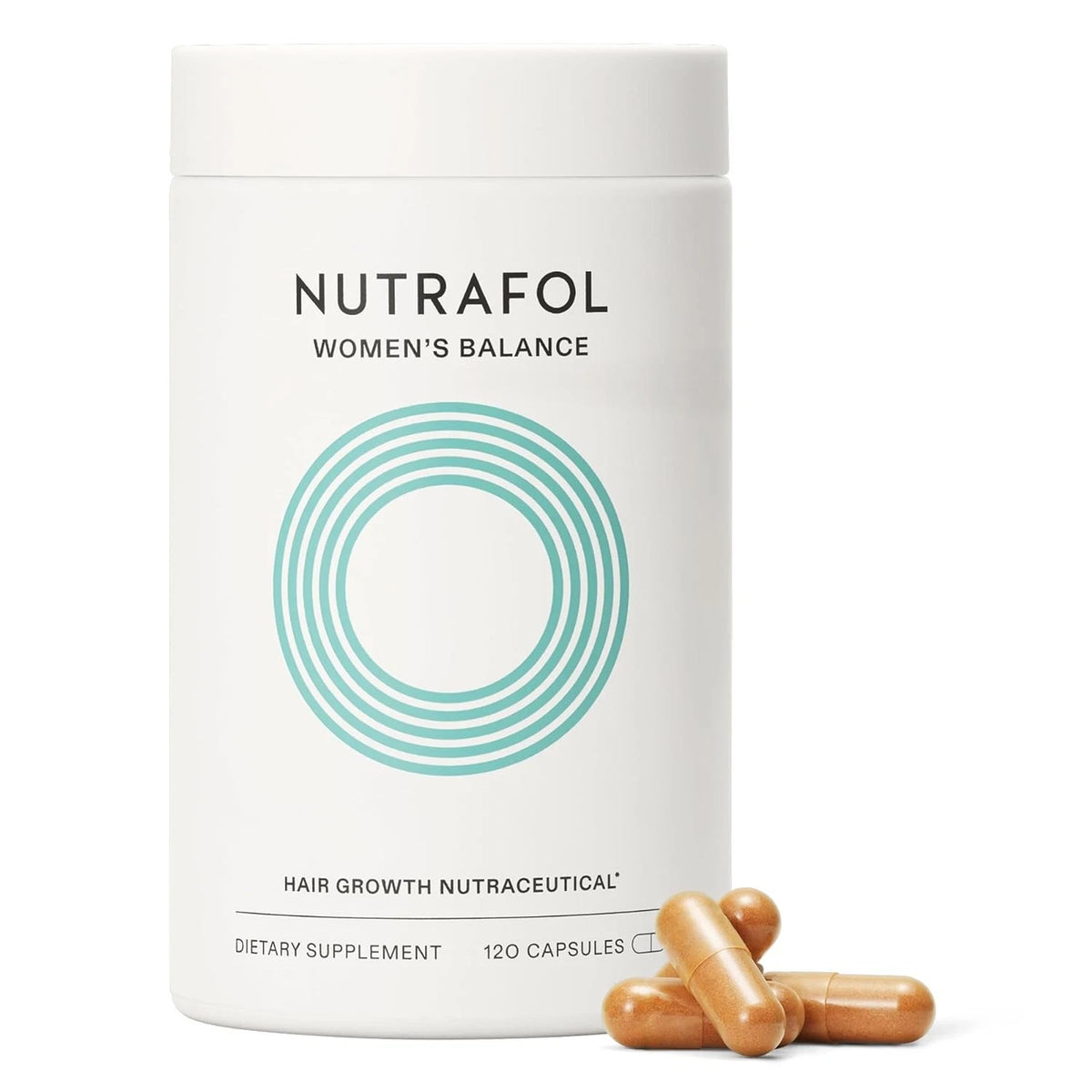 Nutrafol Women’s Balance Hair Growth Supplement for Women 45+ 120 Capsules