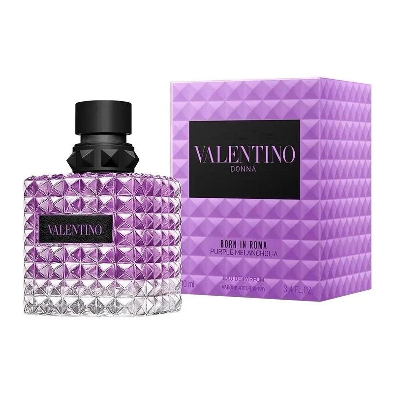 2026 New Valentino Purple Melancholia Women Born in Roma EDP 3.4 oz