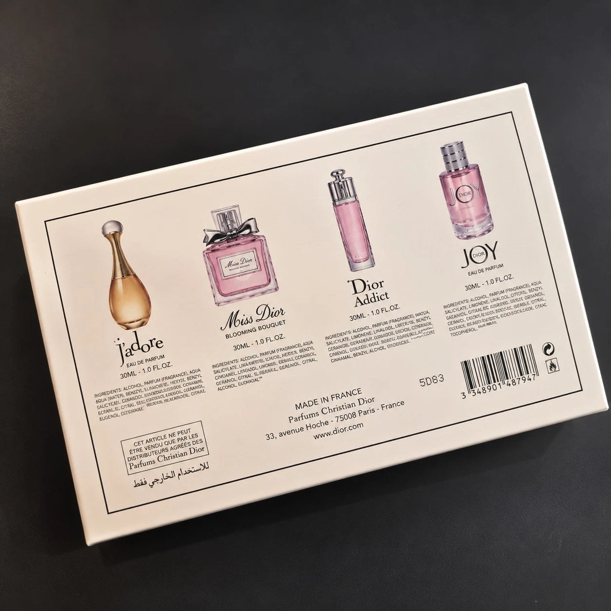 Dior Fragrance Collection – 4-Piece 30ml Gift Set