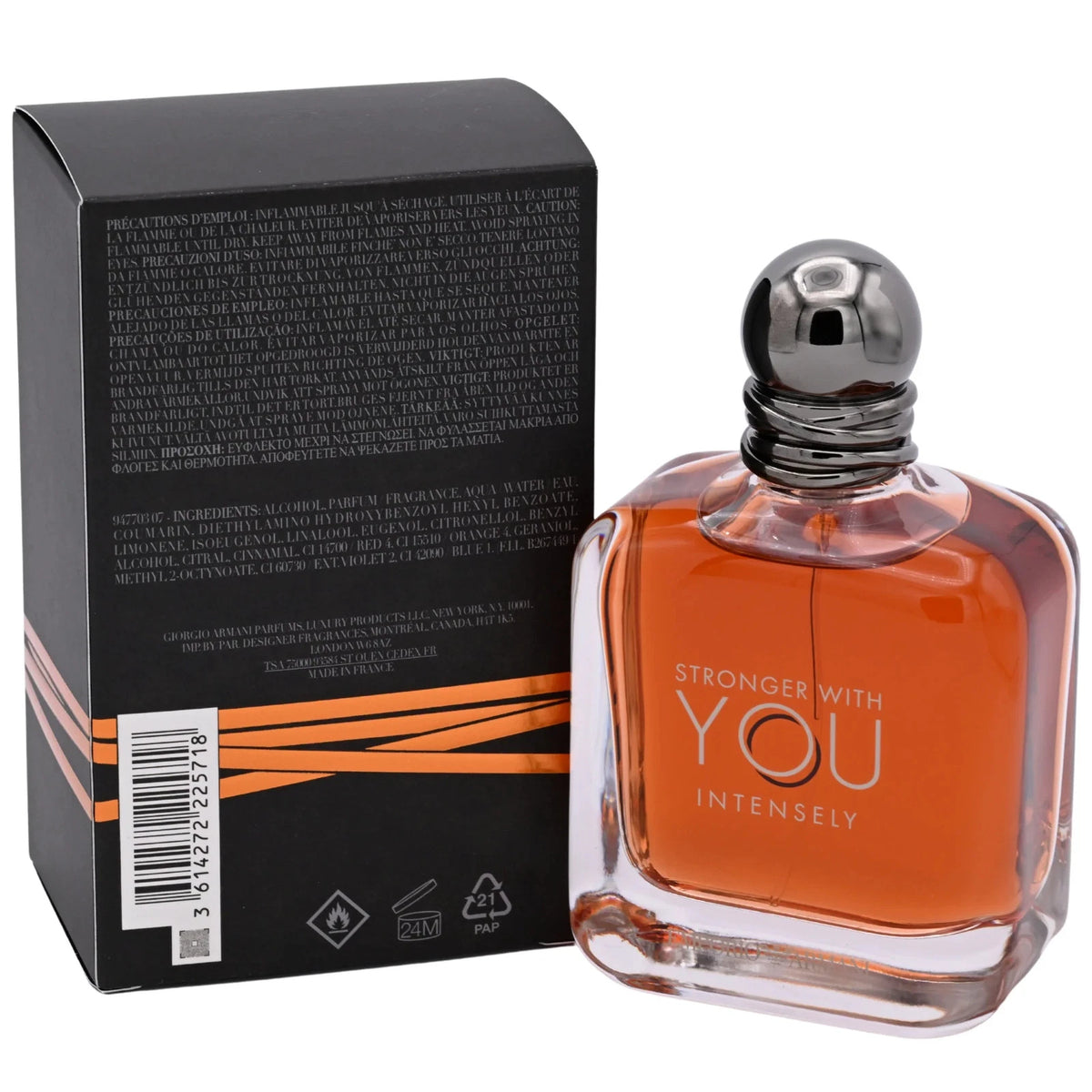 Emporio Armani Stronger With You Intensely EDP 3.4 oz Men’s New in Box
