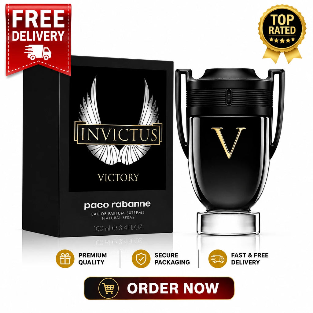 Paco Rabanne Invictus Victory Eau de Parfum Extreme for Men – 3.4 oz / 100ml