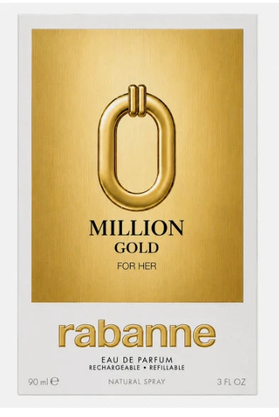 Rabanne Million Gold For Her Eau de Parfum – 3 oz / 90ml