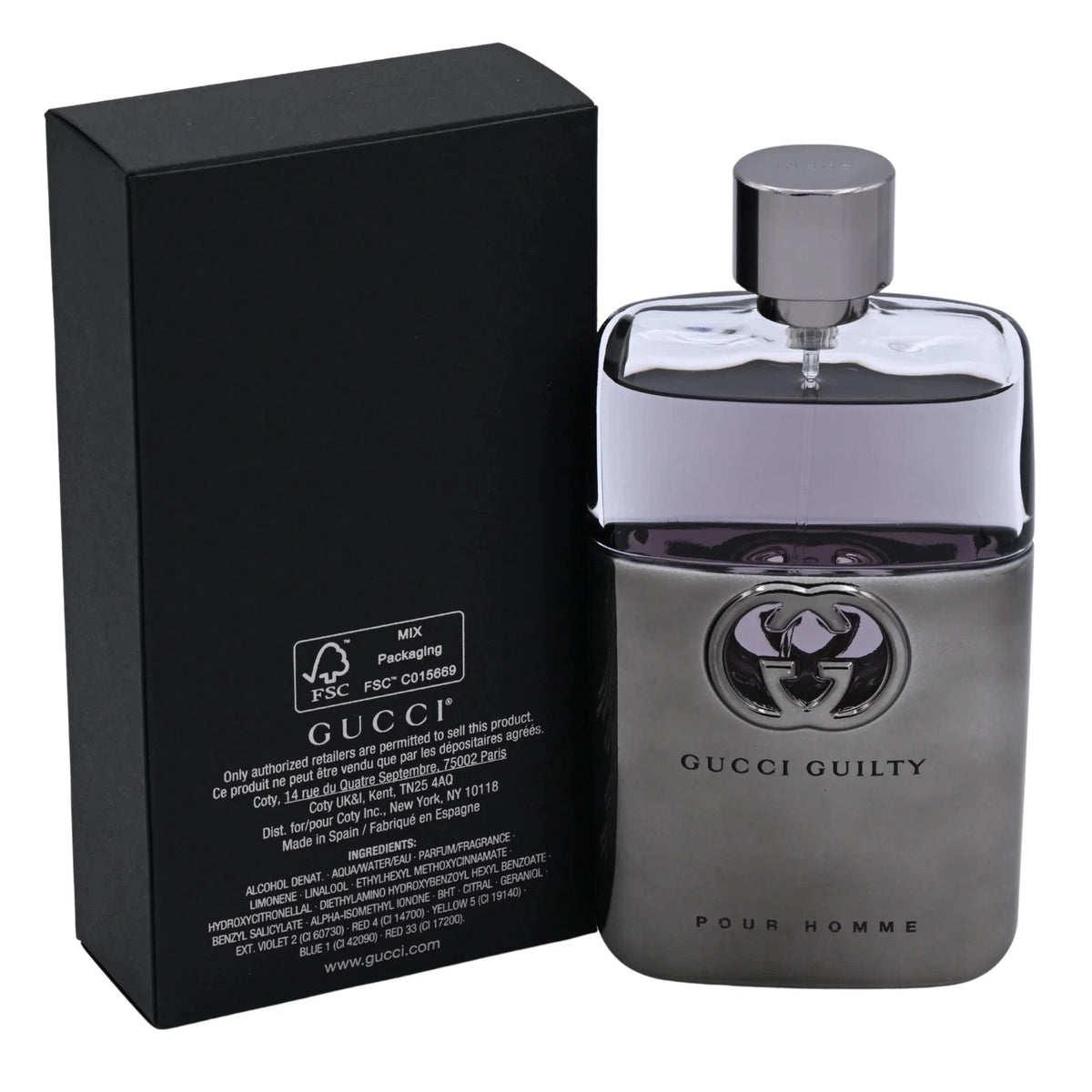 Gucci Guilty Pour Homme Eau de Toilette for Men – 3 oz / 90ml