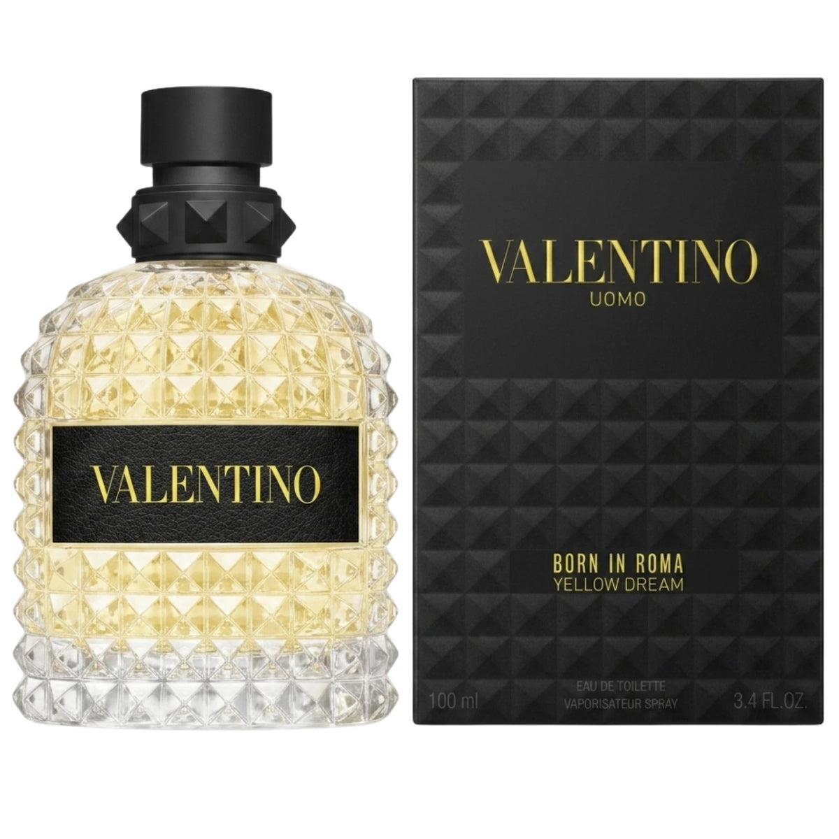 Valentino Uomo Yellow Dream EDT Spray for Men 3.4 oz  NIB
