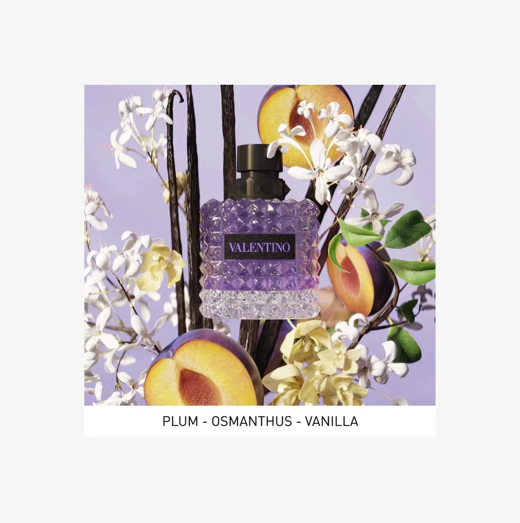 2026 New Valentino Purple Melancholia Women Born in Roma EDP 3.4 oz