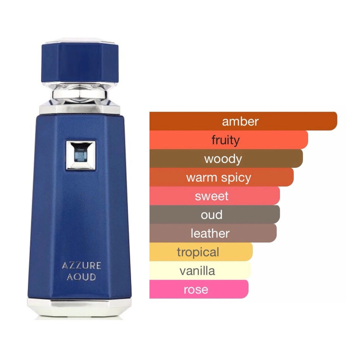 Azzure Aoud by French Avenue Eau de Parfum Spray Unisex 3.4 Oz / 100ml