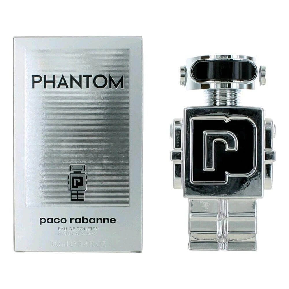 Paco Rabanne Phantom Eau de Toilette for Men – 3.4 oz / 100ml