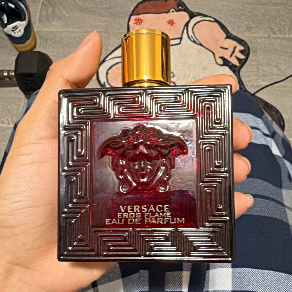 Versace Eros Flame Eau de Parfum Spray, Regular Size 3.4 US fl oz