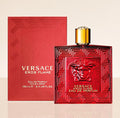 Versace Eros Flame Eau de Parfum Spray, Regular Size 3.4 US fl oz