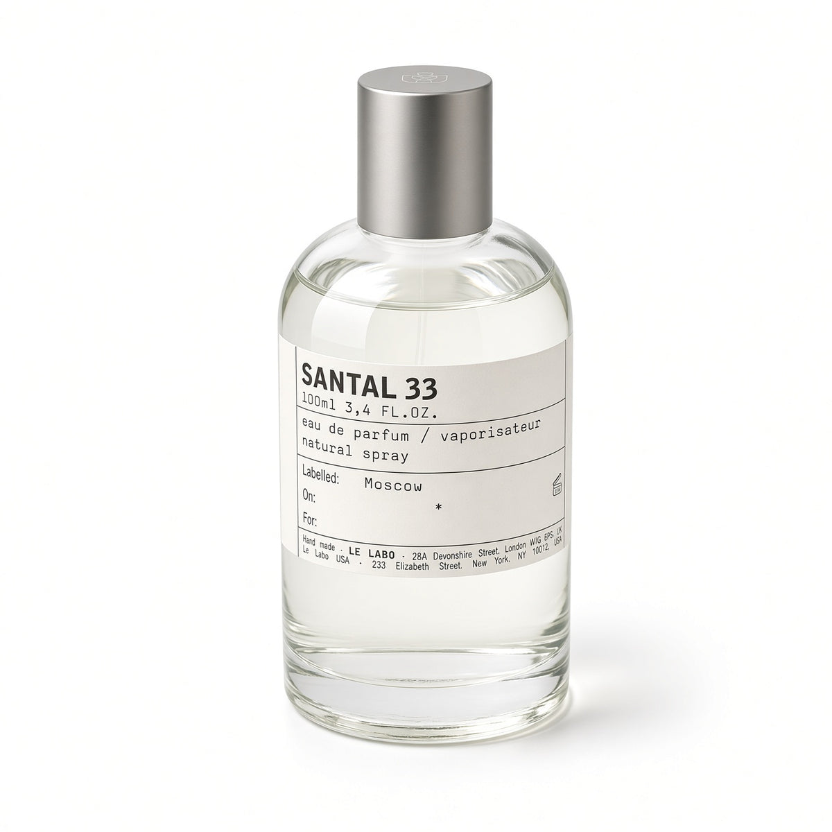 Le Labo Santal 33 Eau de Parfum 3.4 oz / 100 ml Unisex Fragrance NIB