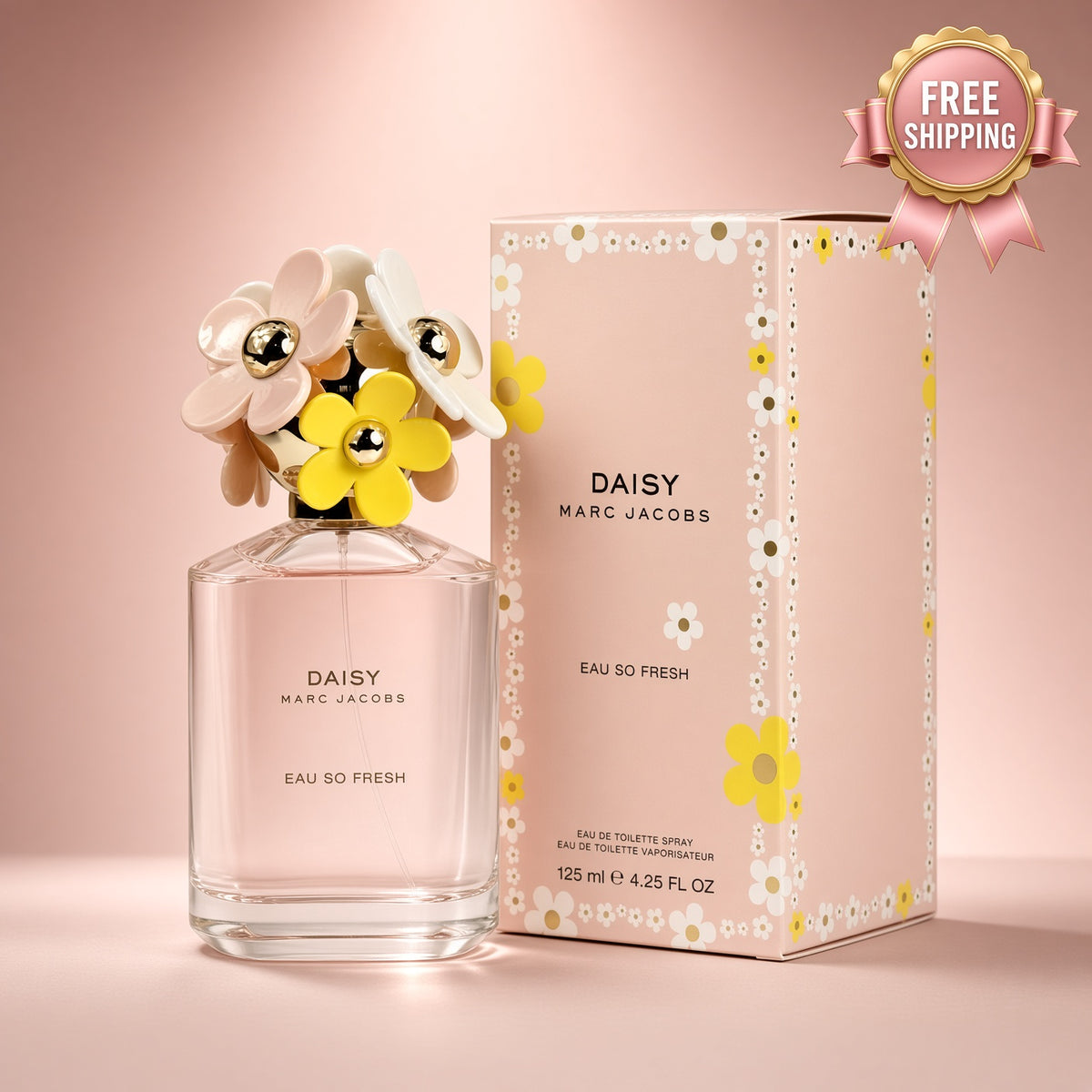 Marc Jacobs Daisy Eau So Fresh Eau de Toilette for Women – 4.2 oz / 125ml