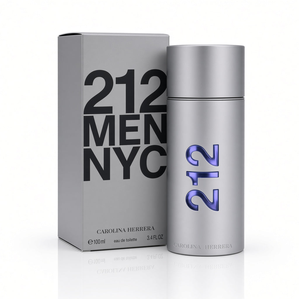 Carolina Herrera 212 Men NYC EDT for Men 3.4 oz New in Box