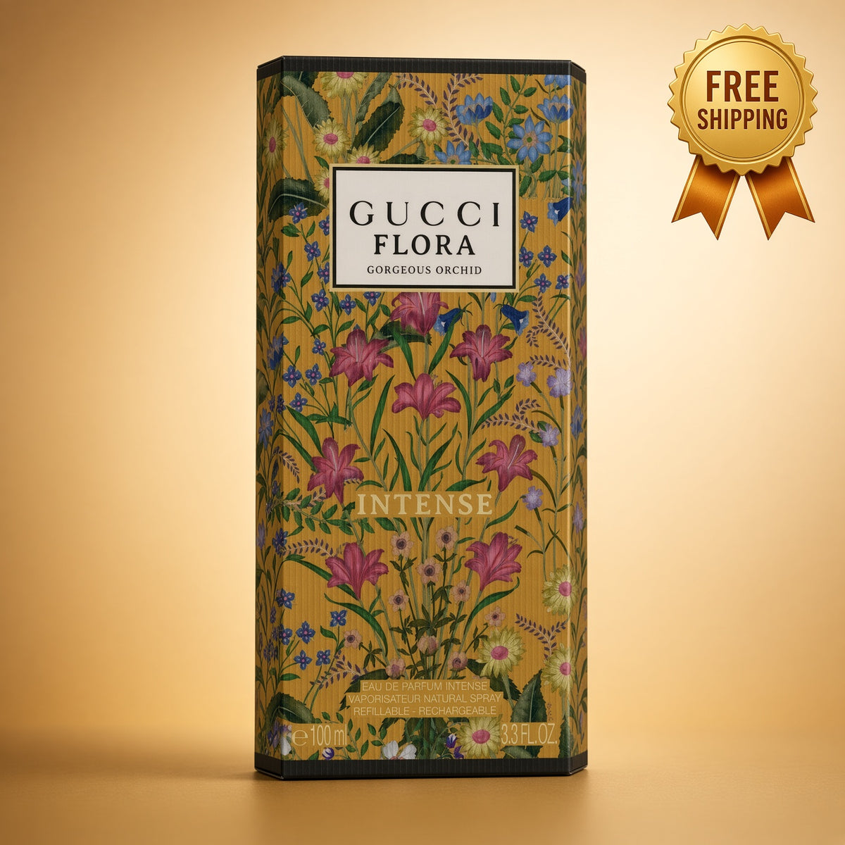 Gucci Flora Gorgeous Orchid Intense EDP Women 3.3 oz Refillable